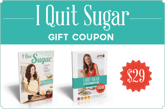 coupon image A Christmas gift idea! The I Quit Sugar Gift Coupon!