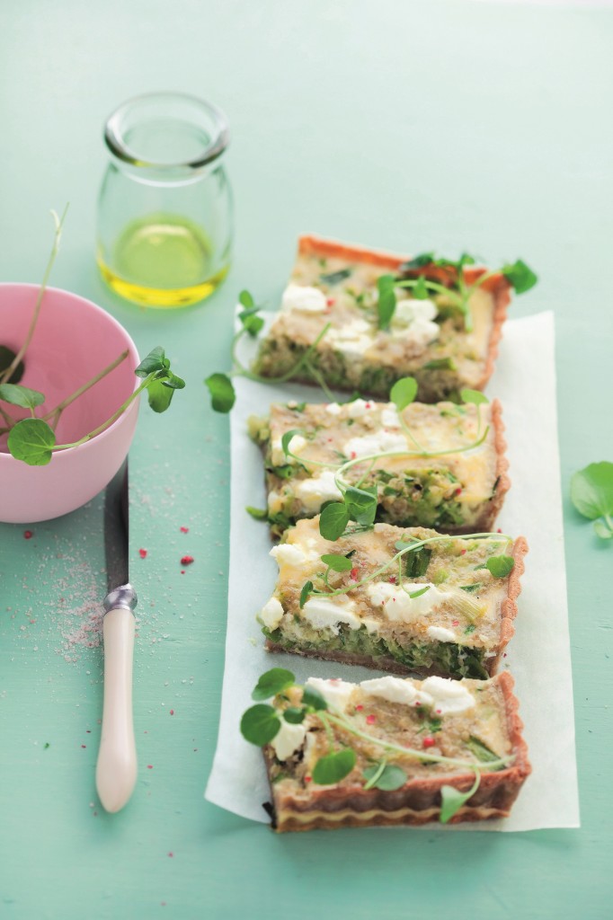 Zucchini Tart three summer quinoa recipes...from the gorgeous Cannelle et Vanille