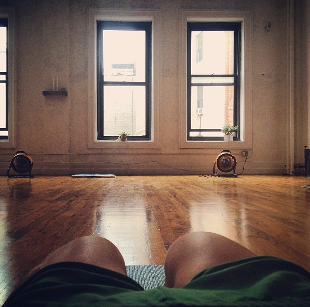 Yoga at Tara's studio. 