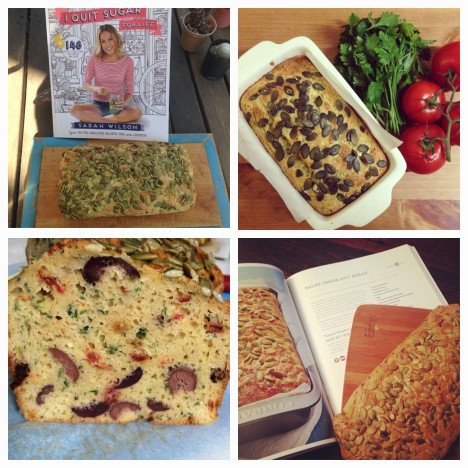 Paleo Inside-Out Bread. Photos (clockwise from top right) by @therealfoodie, @jarkakunova, @sherri78 and @foodnjunk.
